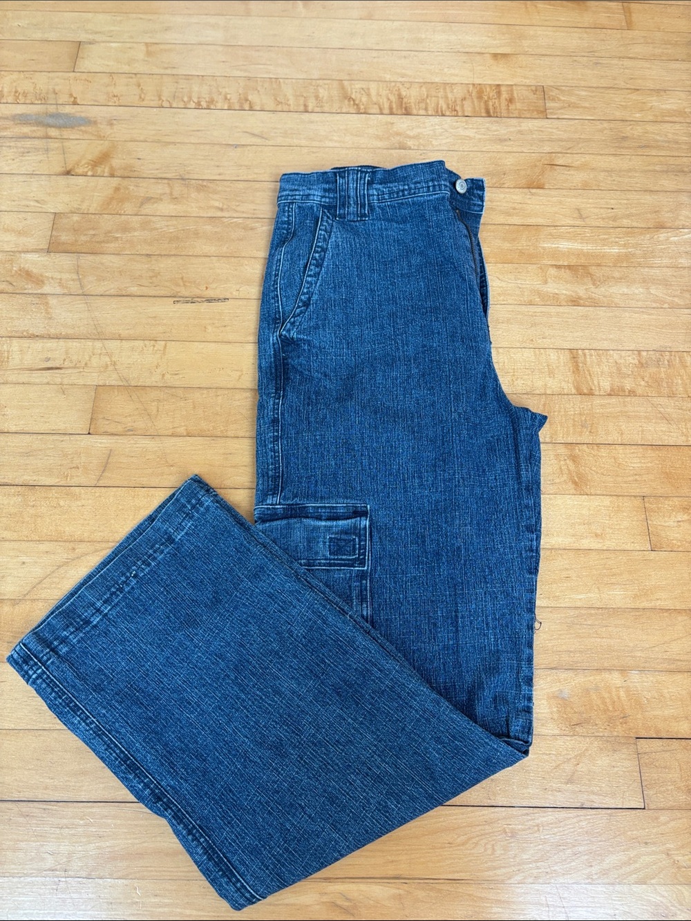 Women’s Old Navy Blue Denim Carpenter Jeans